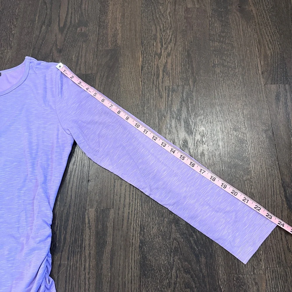 Purple Ruched Dress - Picture 3 of 9